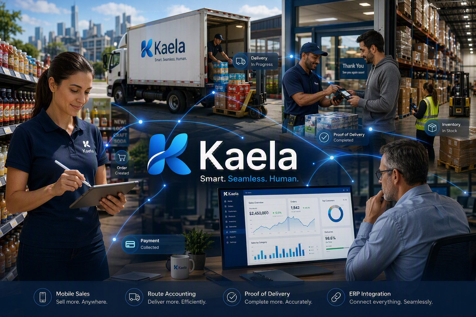 Kaela — Smart. Seamless. Human.