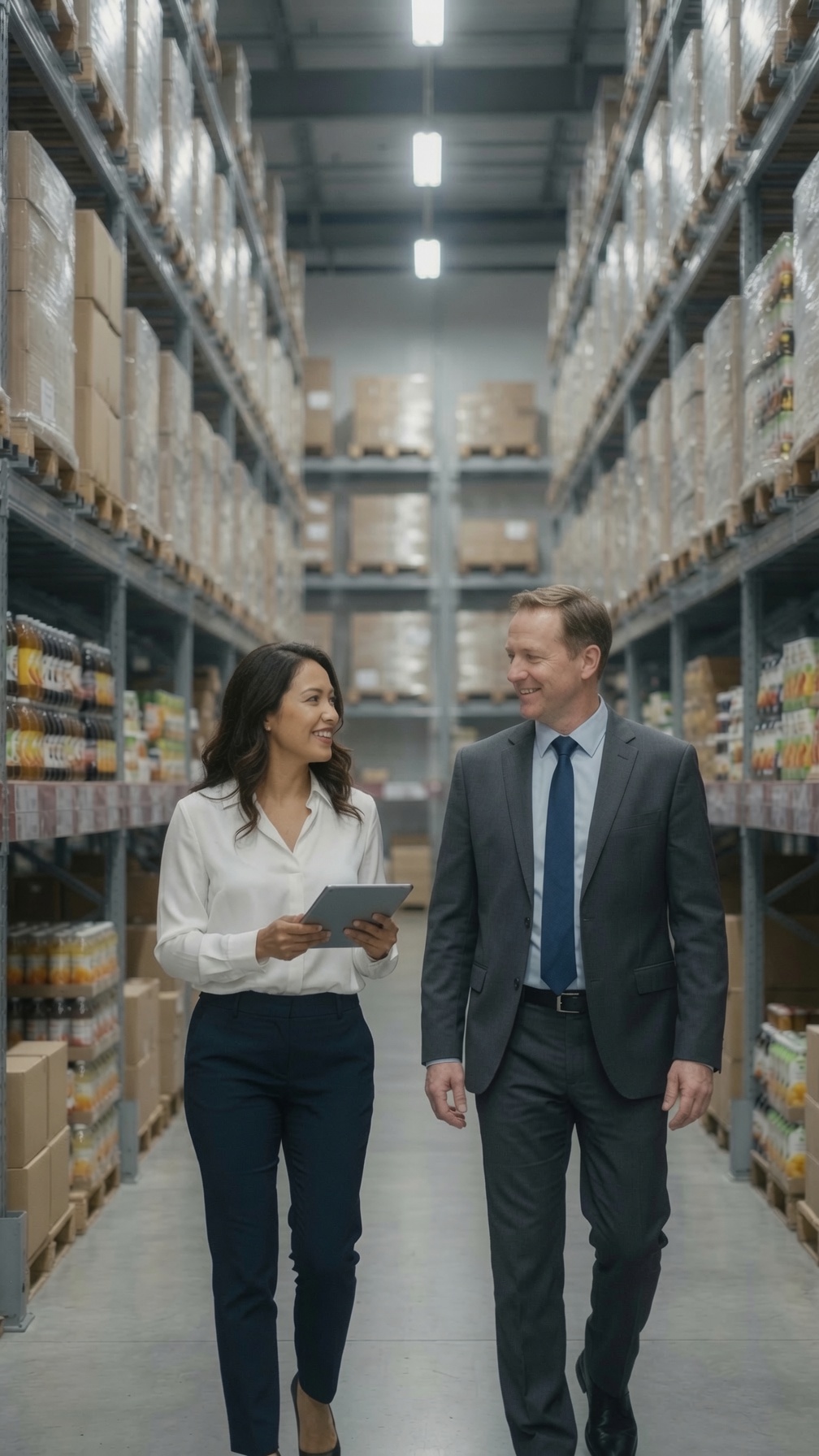 Sales Rep in warehouse